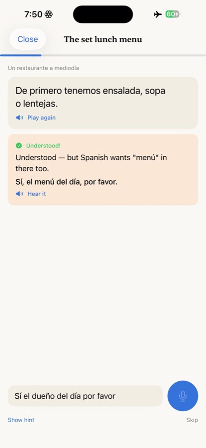 A correction naming the exact slip